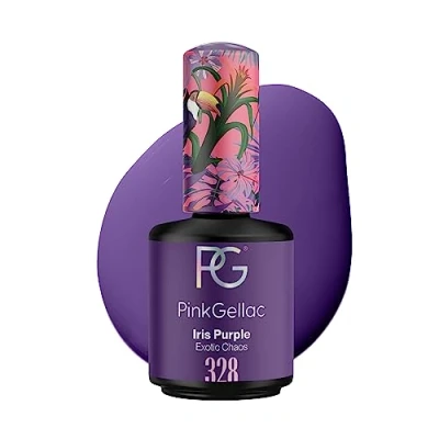 Afbeelding van Pink Gellac 328 Iris Purple gel nagellak 15 ml