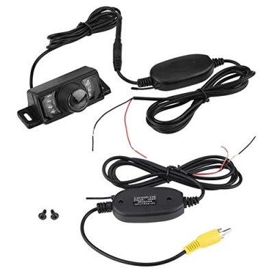 Afbeelding van Dingln 7pcs IR LED Night Version Car Reverse Back up Camera + Wireless RCA Video Zender En Ontvanger