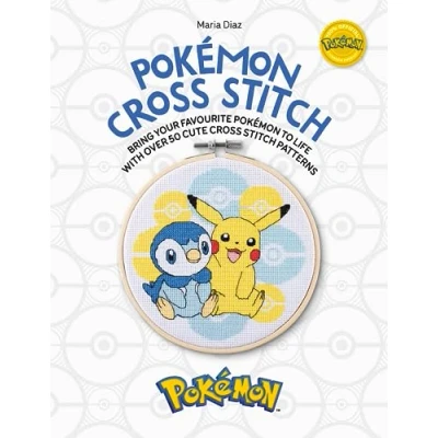 Afbeelding van PokéMon Cross Stitch: Bring Your Favorite to Life with Over 50 Cute Stitch Patterns