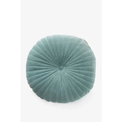 Afbeelding van Sissy Boy Blauw rond velvet kussen (Onesize, Katoen)