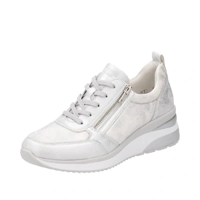 Afbeelding van Remonte Dames D2401 Sneaker Low, zilver, 41 EU, EU