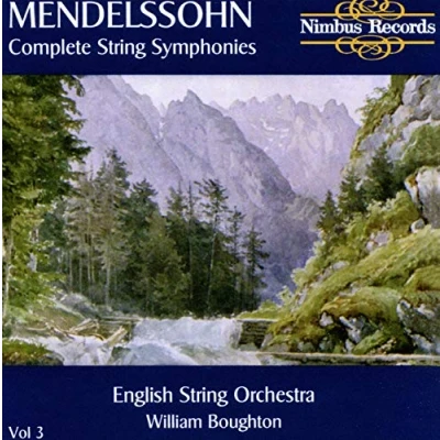 Afbeelding van English String Orchestra, William Boughton Mendelssohn: Complete Symphonies Vol. 3 (CD)