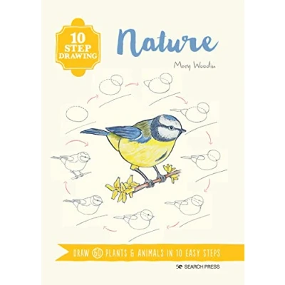 Afbeelding van 10 Step Drawing: Nature: Draw 60 Plants &amp; Animals in Easy Steps