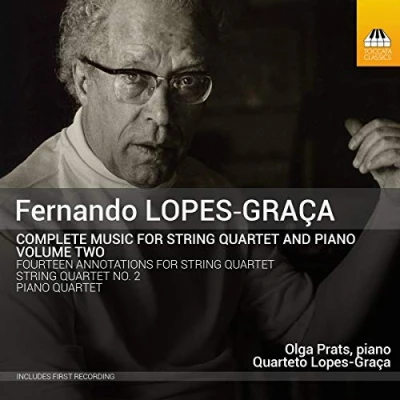 Afbeelding van Olga Prats &amp; Quarteto Lopes Graça Complete Music For String Quartet Piano Volume Two (CD)