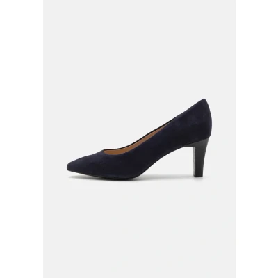 Afbeelding van Peter Kaiser Klassieke pumps, Dames, Maat: 36, Dark blue Veloursleer