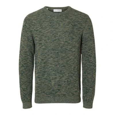 Afbeelding van Selected Homme Slhvince Bubble Trui, Heren, Maat: Large, Rain forest