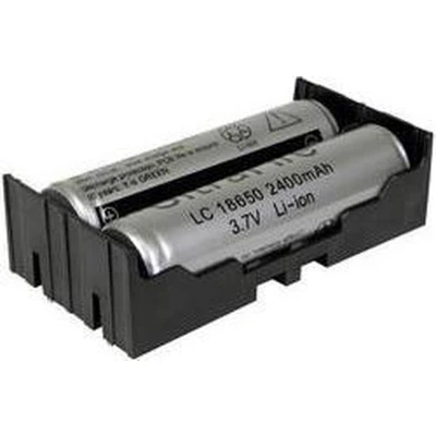 Afbeelding van MPD BK 18650 PC4 Batterijhouder 2 Doorsteekmontage THT (l x b h) 77.7 40.21 21.54 mm
