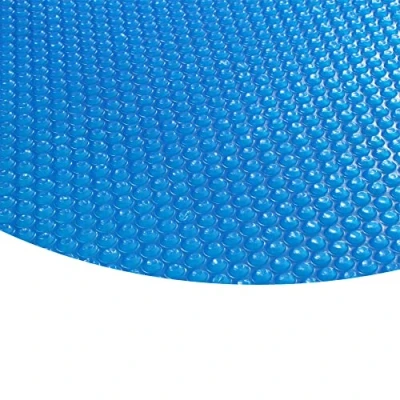 Afbeelding van Zelsius Zonnefolie, rond, diameter 5 m, blauw, 400µ, noppenfolie, drijvend, zwembadafdekking, zonnefolie voor zwembad, zonnezeil, thermoplane, warmtefolie, zwembadzeil