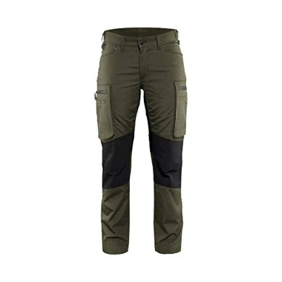 Afbeelding van Blaklader Dames Service werkbroek Stretch 7159 1845 Vrouwen Groen/Zwart 48