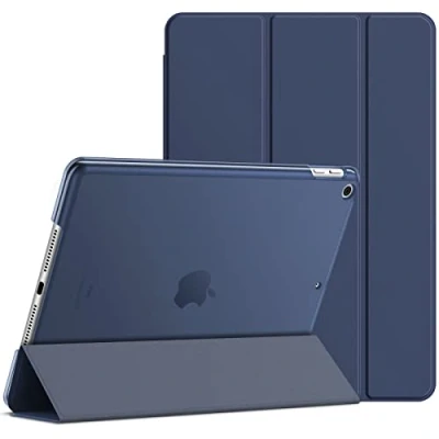 Afbeelding van JETech Hoes voor iPad (9,7 inch, 2018/2017 Model, 6e / 5e Generatie), Smart Cover Automatisch Wekken/Slapen (Diep Marineblauw)