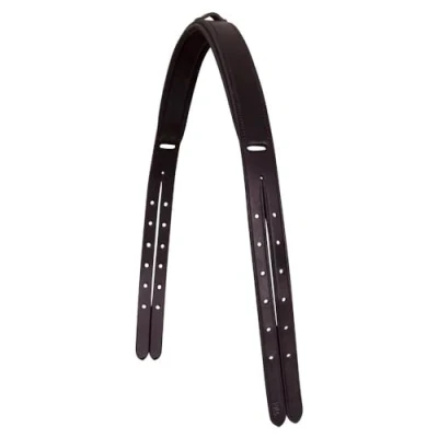 Afbeelding van BR Kopstuk &quot;strap over crown&quot; met voering Cob Zwart