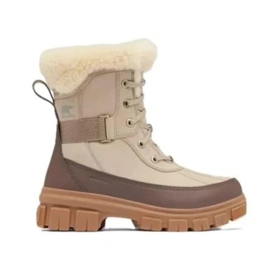 Afbeelding van Sorel Dames Torino 5 PARC waterdichte mode laars, Omega Taupe/Gum 10, 6.5 UK, Taupe Gom 39.5 EU