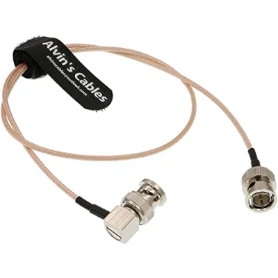 Afbeelding van Alvin&#039;s Cables BNC Mannelijk naar rechte hoek HD SDI 75 Ohm Coaxiale Kabel voor BMCC VIDEO OUT Blackmagic Camera