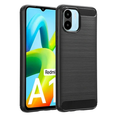 Afbeelding van Xiaomi Redmi A2 Hoesje Siliconen en TPU (zacht) imoshion Softcase/Backcover Zwart Telefoonhoesje