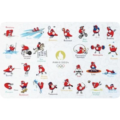 Afbeelding van Olympische Spelen Parijs 2024 Placemat JO 43 x 28 cm