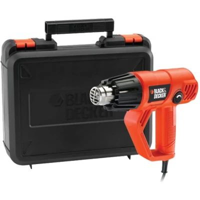 Afbeelding van BLACK+DECKER KX2001K QS Heteluchtpistool 2000W incl. koffer, 3 mondstukken en schraper