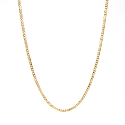Afbeelding van Marenca Gouden Cubaanse Schakel Heren Ketting 4 mm (60cm)