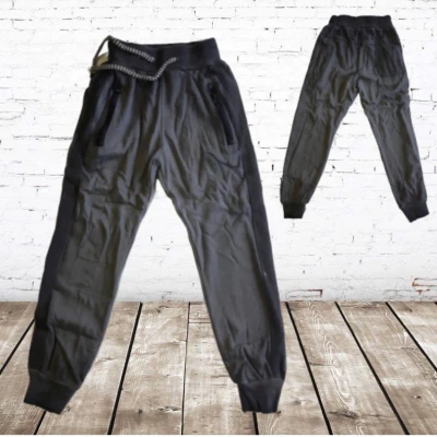 Afbeelding van Jongens joggingbroek bies grijs s&amp;C 110/116 Joggingbroeken