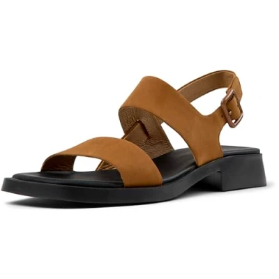 Afbeelding van Camper Dames Dana K201486 2 Strap Sandaal, Medium Brown 011, 40 EU, EU