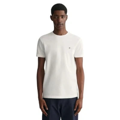 Afbeelding van GANT Tshirt basic, Heren, Maat: XL, Beige