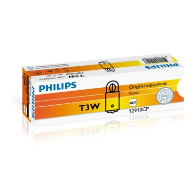 Afbeelding van Gloeilamp secundair PHILIPS T3W 12V, 3W