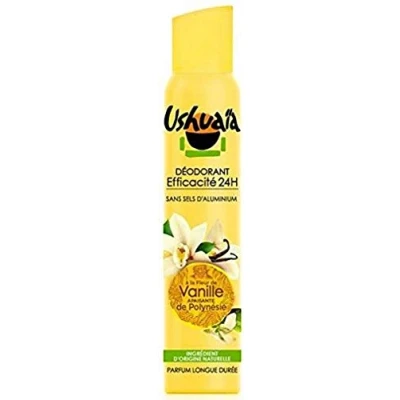 Afbeelding van Ushuaia Deodorant voor dames, rustgevend, vanillebloesem, verstuiver uit Polynesië, 200 ml