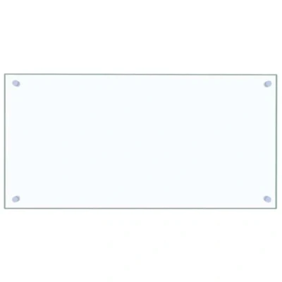 Afbeelding van vidaXL Spatscherm keuken 80x40 cm gehard glas transparant