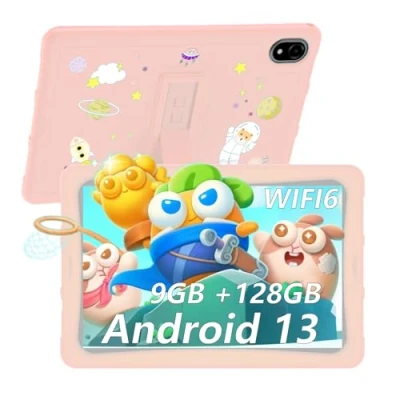 Afbeelding van DOOGEE U10 Kid Kindertablet 10,1 inch Android 13, tablet voor kinderen, Quad Core 9 GB + 128 GB/TF 1 TF, Kids Space, Widevine L1, WiFi 6, BT 5.0, GPS, 8 MP 5 MP, materiaal van voedselveilige