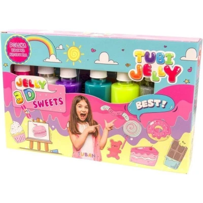 Afbeelding van Tuban Tubi Jelly knutselset in de kleur Paars