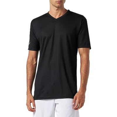 Afbeelding van TRIGEMA T Shirt V hals zwart, Effen