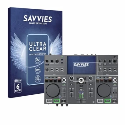 Afbeelding van Savvies Screenprotector voor Denon DJ Prime Go+ Folie Beschermfolie transparant (6 Stuks)