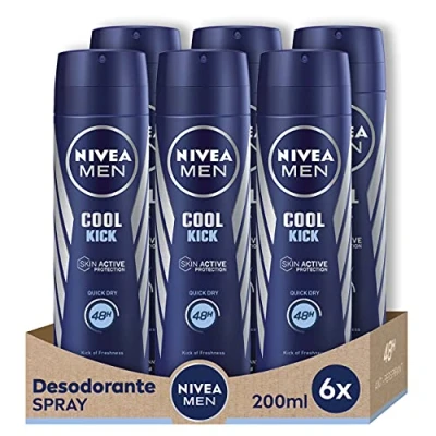 Afbeelding van 6er Pack NIVEA Men Deospray COOL KICK 200 ml