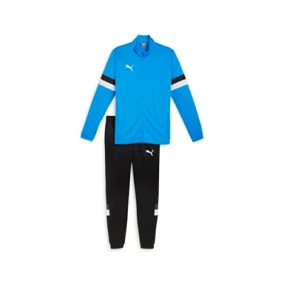 Afbeelding van Puma Teamrise Tracksuit Trainingspak, Heren, Maat: XL, Ignite blue/black