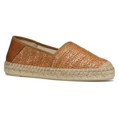Afbeelding van Geox D Lampedusa Mocassins, Dames, Maat: 40, Camel Leer en textiel