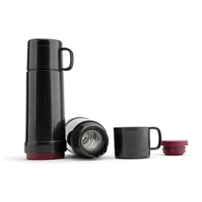 Afbeelding van Jata Hogar HTER2125 Thermosfles voor warme en koude vloeistoffen, dubbelwandig, hoge isolatie, BPA vrij, licht, luchtdichte sluiting, geur smaakneutraal, deksel gebruik als beker, 250 ml