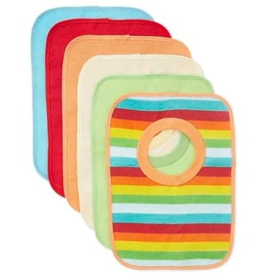 Afbeelding van Bieco Regenboog 6 Stuks Slabber Set 38000123
