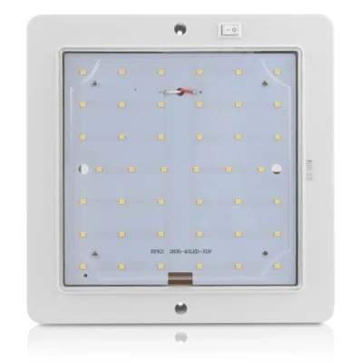 Afbeelding van LED Plafondlamp, 12 V 9 W Auto Daklicht, Interieur Lamp voor Camper RV Trailer Truck Voertuig, Warm Wit