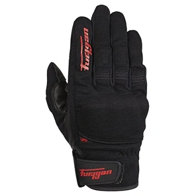 Afbeelding van Furygan Jet D3O Dames motorfiets handschoenen, zwart rood, afmeting M voor vrouw