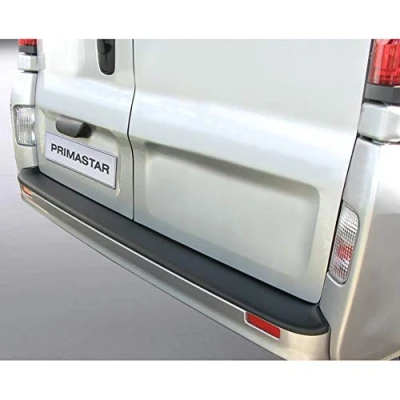Afbeelding van ABS Achterbumper beschermlijst compatibel met Nissan Primastar/Opel Vivaro/Renault Trafic 2006 2014 Zwart