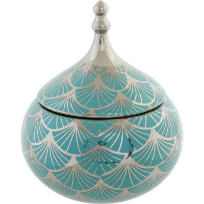 Afbeelding van Doos Juwelenkistje DKD Home Decor Porselein Orientaals (14 x 14 17 cm)