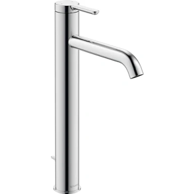 Afbeelding van Duravit c 1 wastafelmengkraan met waste xl size chroom c11040001010