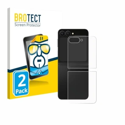 Afbeelding van BROTECT Screenprotector voor Samsung Galaxy Z Flip 7 FE (Achterkant) Folie Beschermfolie transparant (2 Stuks)