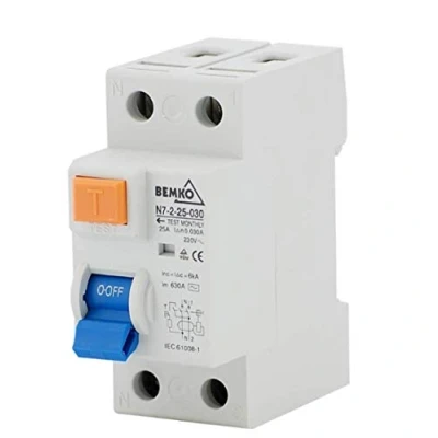 Afbeelding van BEMKO DIFFERENTIAL CURRENT CIRCUIT BREAKER AC 2P 25A 100mA