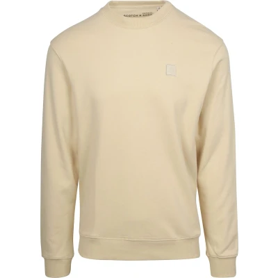 Afbeelding van Scotch &amp; Soda Essential Logo Badge Crew Heren Trui Maat L