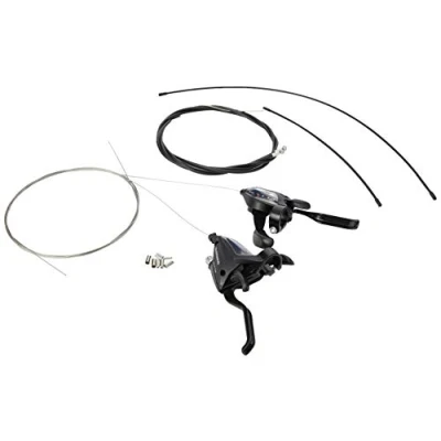 Afbeelding van Shimano Altus ST EF500 EZ fire plus STI set, 2 vinger hendel, 3 x 7 versnellingen, zwart