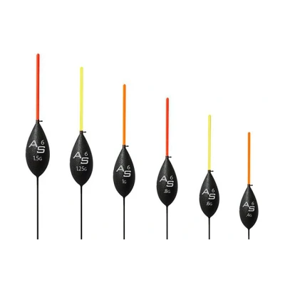 Afbeelding van Drennan AS 6 Pole Float (10 Stuks) Dobber 0.80g 10 Stuks (9 Rode en 1 Gele Antenne)