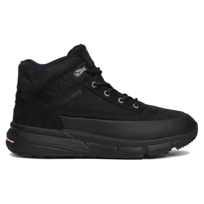 Afbeelding van Tommy Hilfiger Hybrid Veterboots, Heren, Maat: 40, Black Schoenen