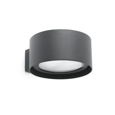 Afbeelding van Faro Lighting Quart LED Buitenwand Licht Donkergrijs IP54