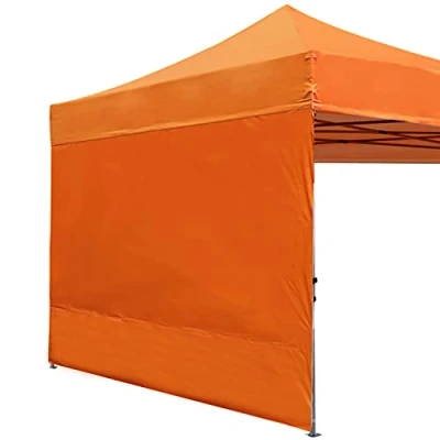 Afbeelding van ABCCANOPY Zijpaneel voor 3 x m tuinhuisje met rechte pijpen, 1 pak alleen zijwand (oranje)