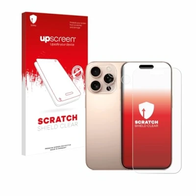 Afbeelding van upscreen Schermbeschermer voor Apple iPhone 16 Pro (Voor+Camera) Screen Protector Transparant, Antikras, Anti Vingerafdruk